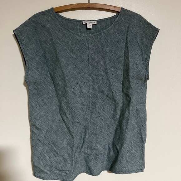 Coldwater Creek 100% Linen Tank Size M - Picture 2 of 4
